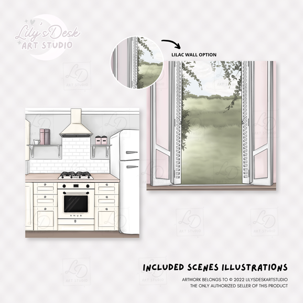 BUNNY KISSES || Clipart Set
