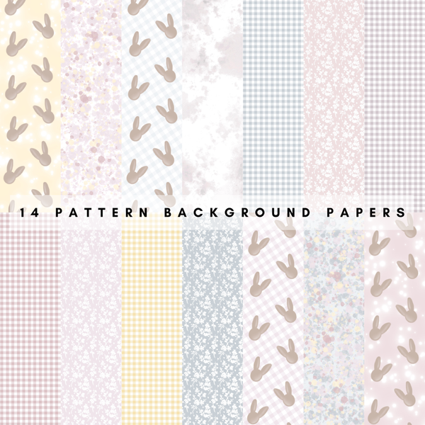 BUNNY KISSES || Papers Set