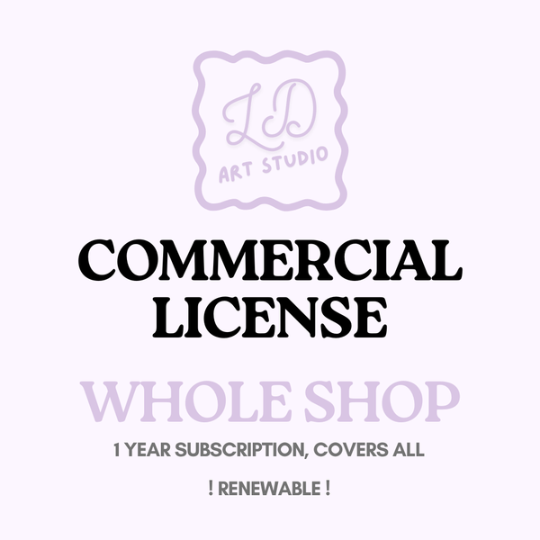 Whole Shop 1 Year Subscription Unlimited Commercial License