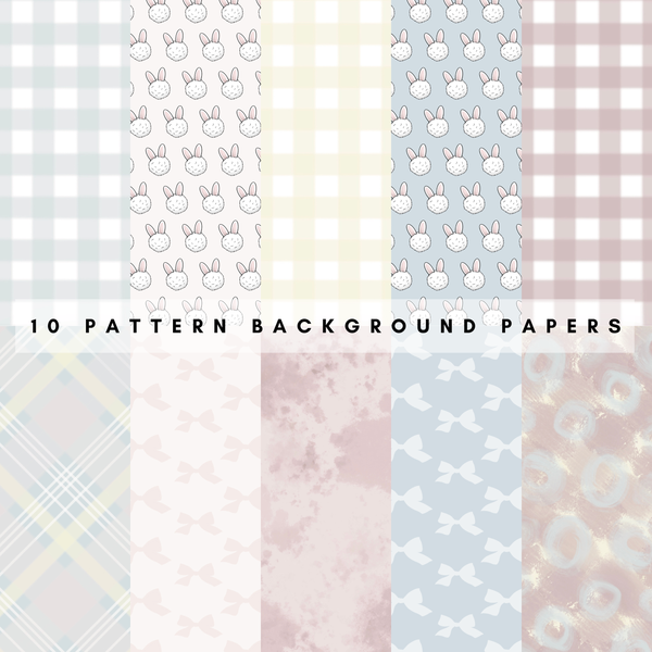 COTTON TAILS || Papers Set