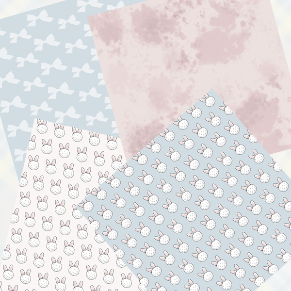 COTTON TAILS || Papers Set