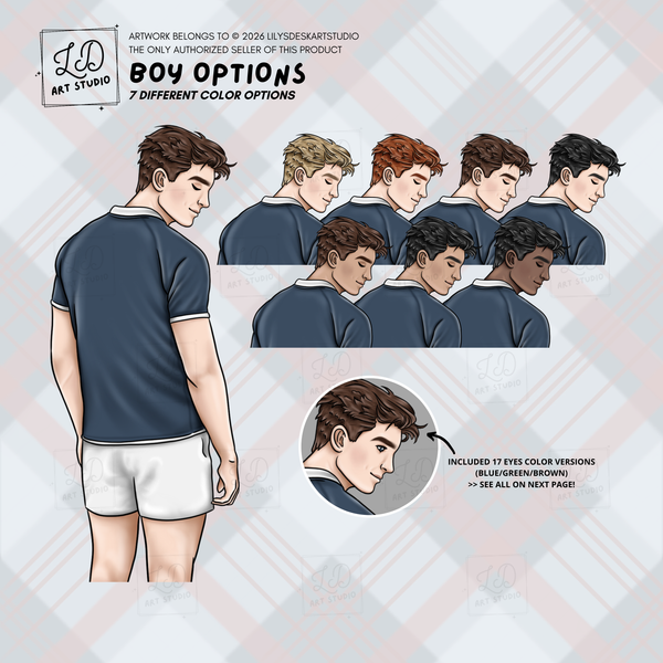 FOR KEEPS || Characters Additional Clipart Set