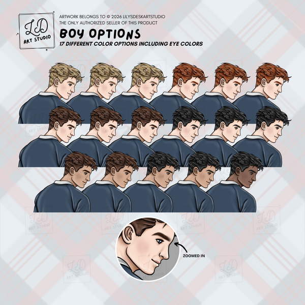 FOR KEEPS || Characters Additional Clipart Set