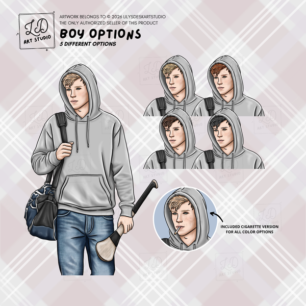 SAVING YOU || Characters Additional Clipart Set