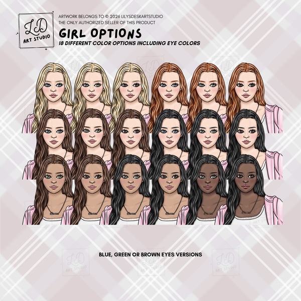 SAVING YOU || Characters Additional Clipart Set