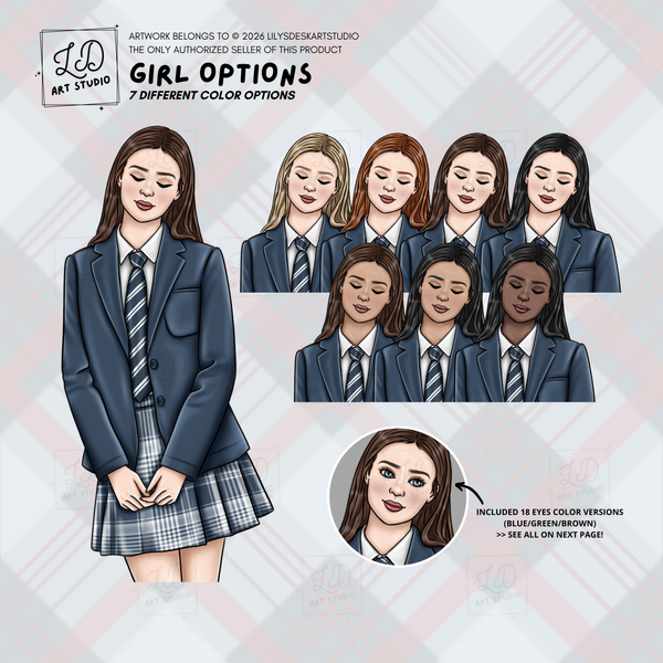 FOR KEEPS || Characters Additional Clipart Set