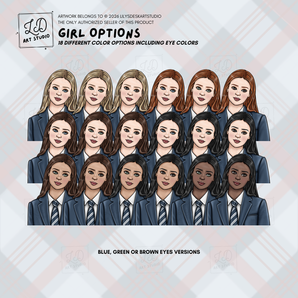 FOR KEEPS || Characters Additional Clipart Set