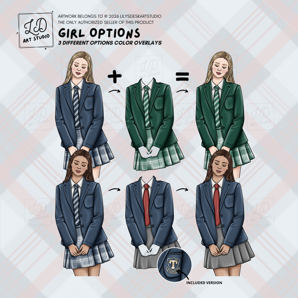 FOR KEEPS || Characters Additional Clipart Set