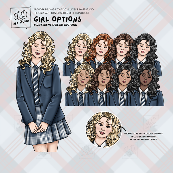 FOR KEEPS || Characters Additional Clipart Set