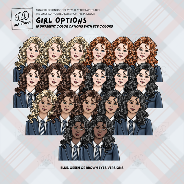 FOR KEEPS || Characters Additional Clipart Set