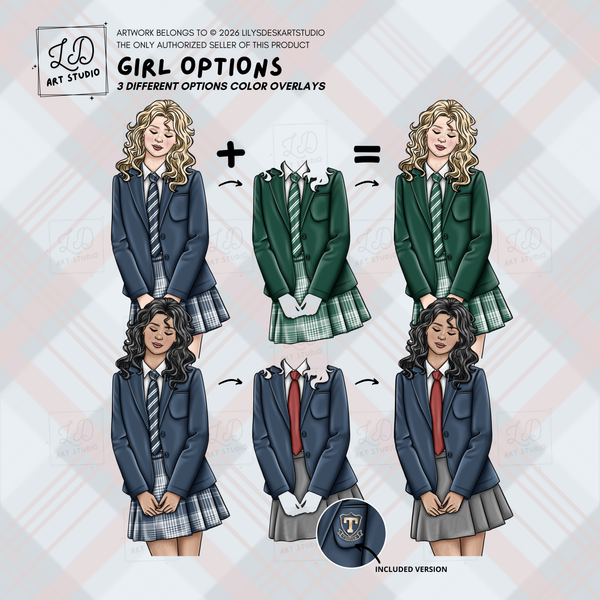 FOR KEEPS || Characters Additional Clipart Set