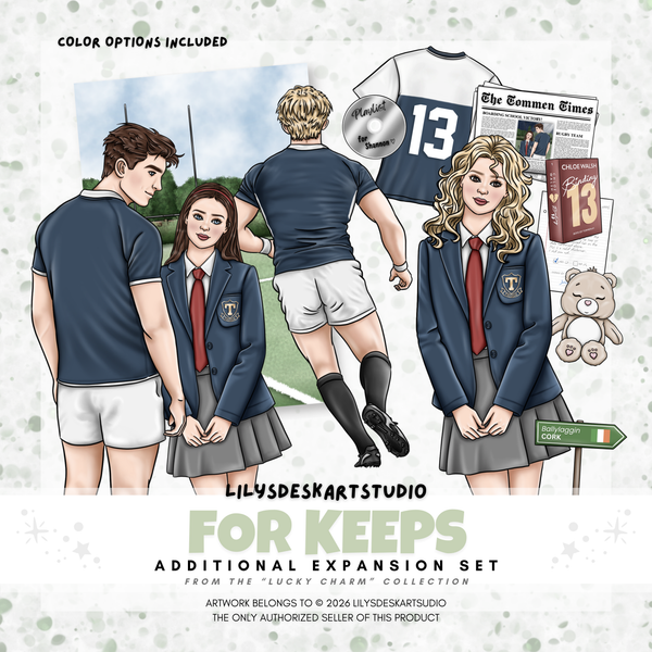 FOR KEEPS || Characters Additional Clipart Set