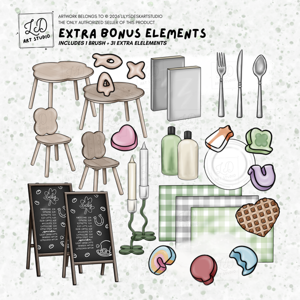 LUCKY CHARM || Clipart Set