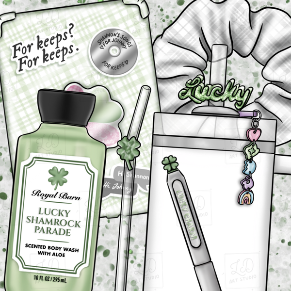LUCKY CHARM || Clipart Set
