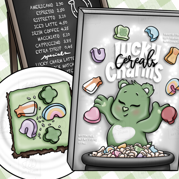 LUCKY CHARM || Clipart Set