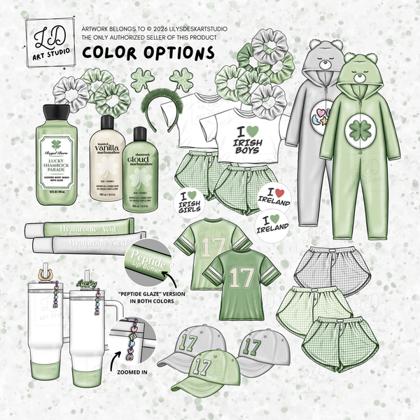 LUCKY CHARM || Clipart Set