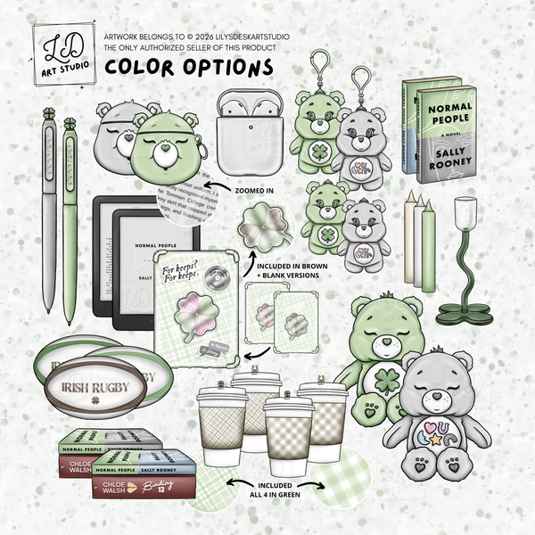 LUCKY CHARM || Clipart Set
