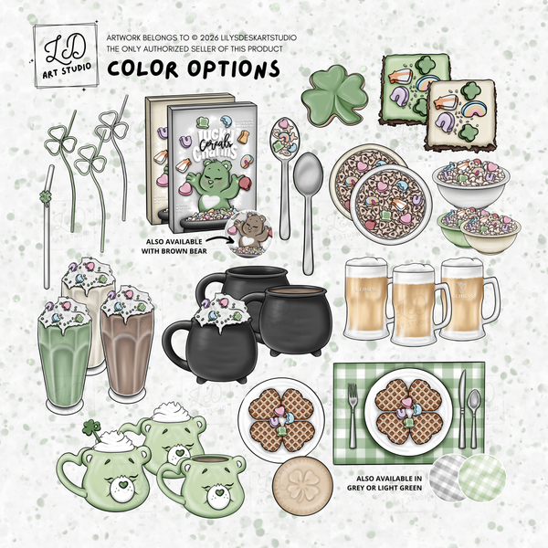 LUCKY CHARM || Clipart Set