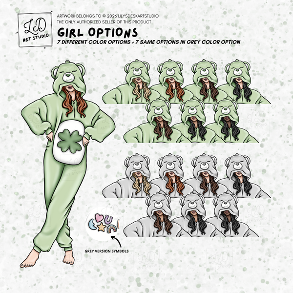 LUCKY CHARM || Clipart Set