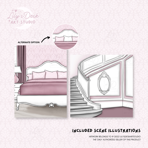 LITTLE LADY || Scene Illustrations