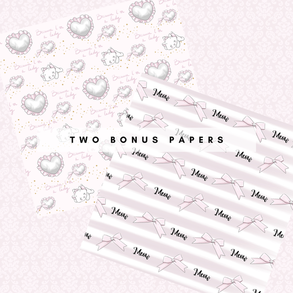 LITTLE LADY || Paper Set
