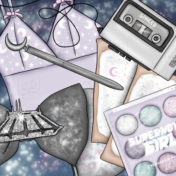 SPACED OUT || Clipart Set