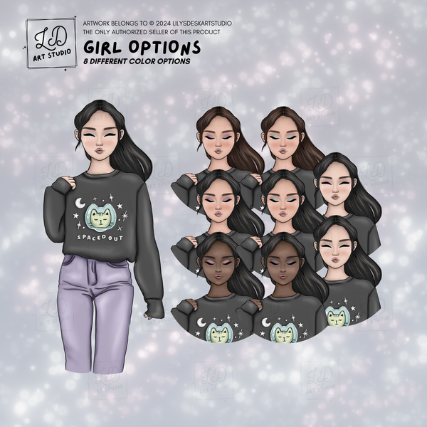 SPACED OUT || Clipart Set