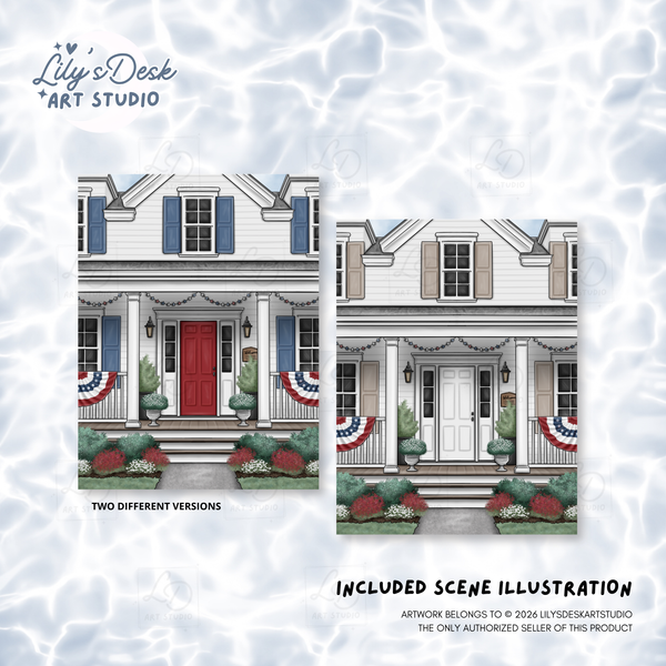 STARS & STRIPES || Additional Expansion Clipart Set