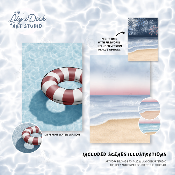 STARS & STRIPES || Clipart Set