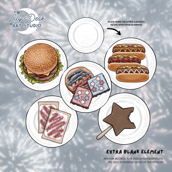 STARS & STRIPES || Clipart Set