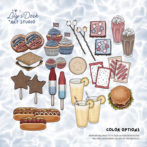 STARS & STRIPES || Clipart Set