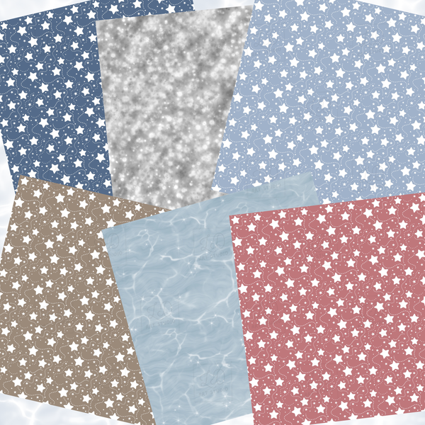 STARS & STRIPES || Papers Set