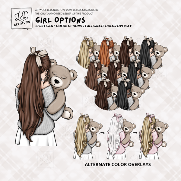 TEDDY BEAR || Clipart Set
