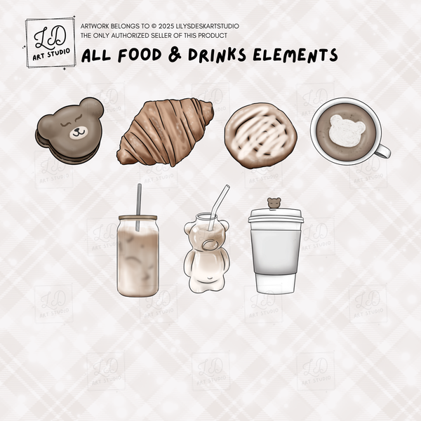 TEDDY BEAR || Clipart Set