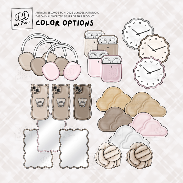 TEDDY BEAR || Clipart Set