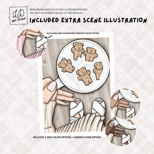 TEDDY BEAR || Clipart Set