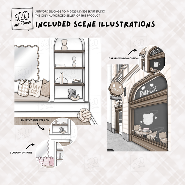 TEDDY BEAR || Scene Illustrations