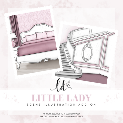 LITTLE LADY || Scene Illustrations
