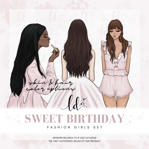 SWEET BIRTHDAY || Fashion Girls Set