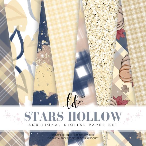 STARS HOLLOW || Additional Paper Set