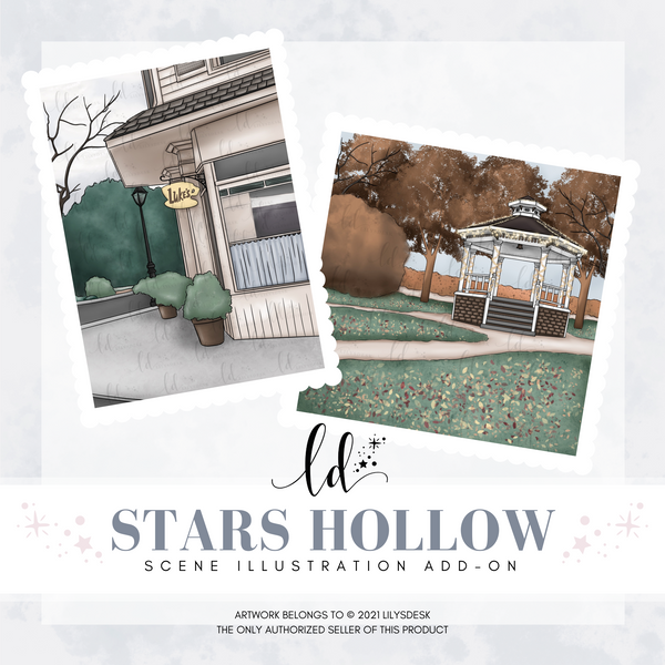 STARS HOLLOW || Scene Illustrations