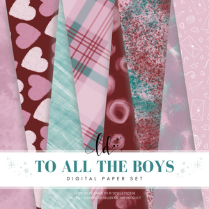 TO ALL THE BOYS || Paper Set