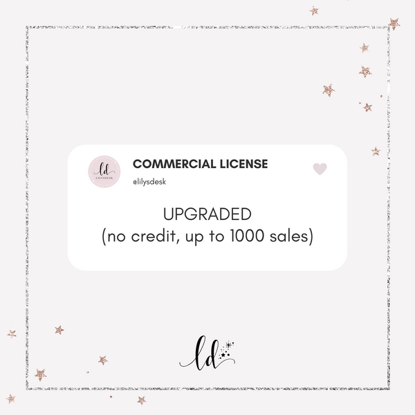 Upgraded Commercial License