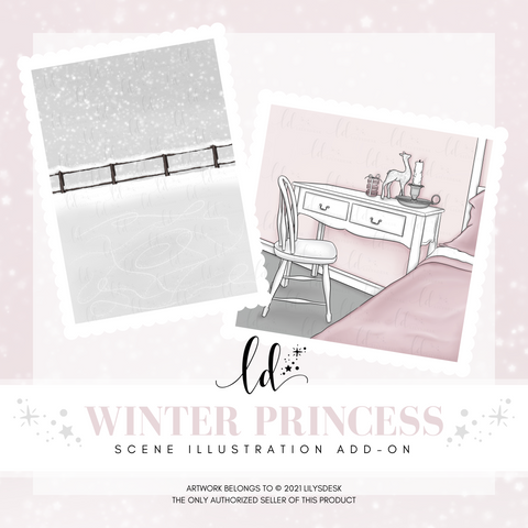 WINTER PRINCESS || Scene Illustrations